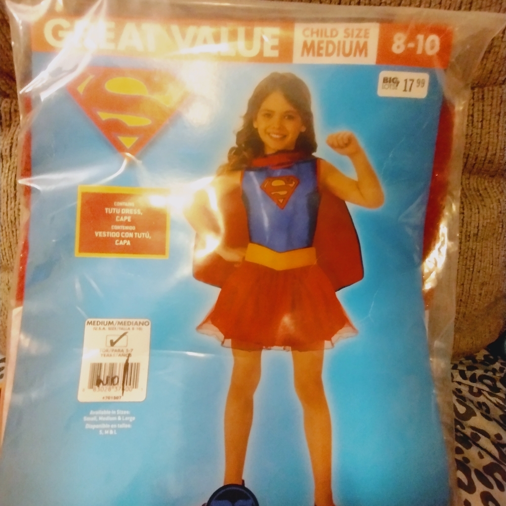 Girls Supergirl costume
